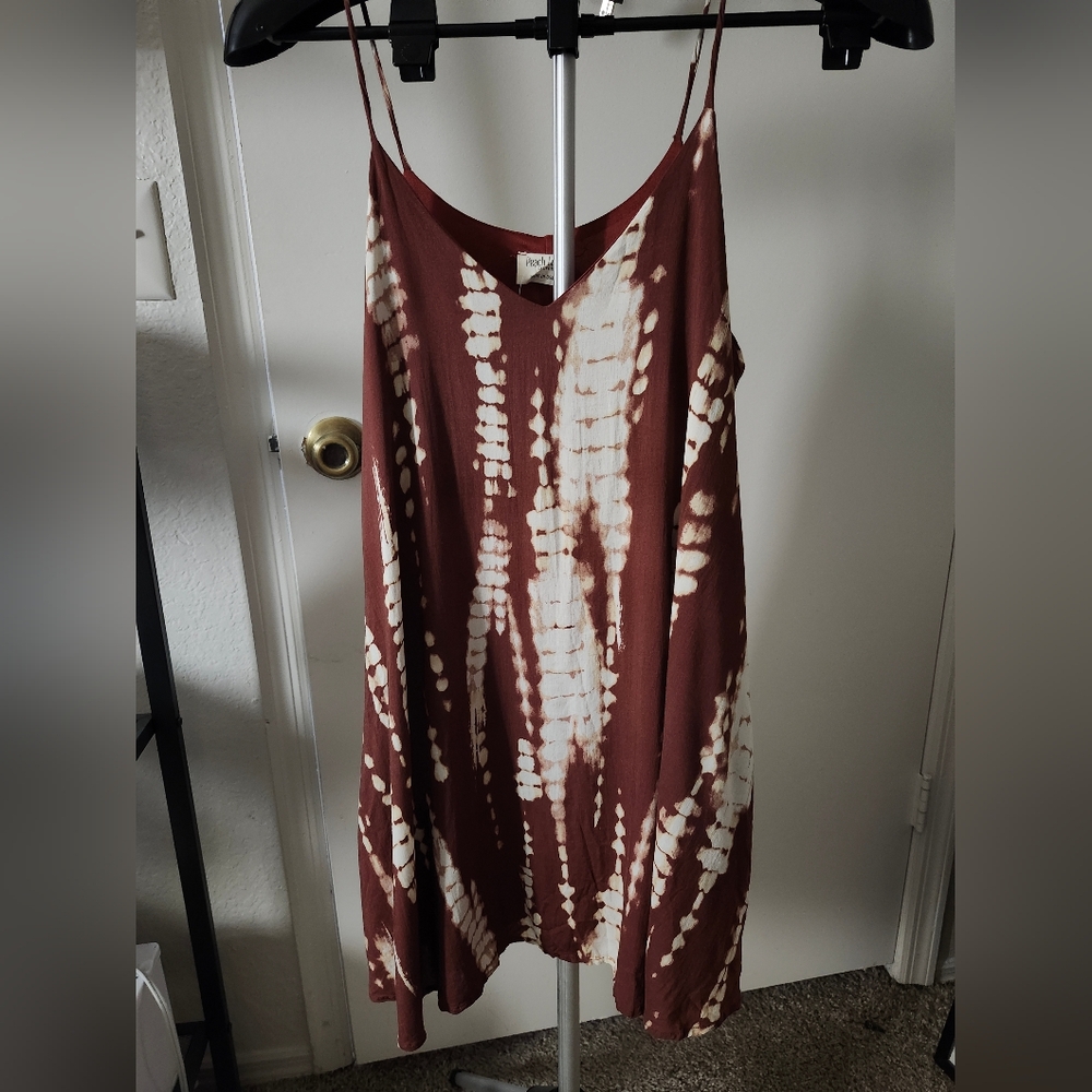 Women's Tie-Dye Spaghetti Strap Dress